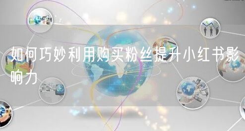 如何巧妙利用购买粉丝提升小红书影响力