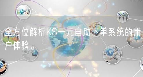 全方位解析KS一元自助下单系统的用户体验。