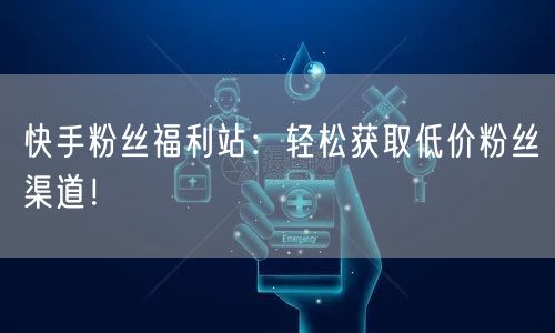 快手粉丝福利站：轻松获取低价粉丝渠道！
